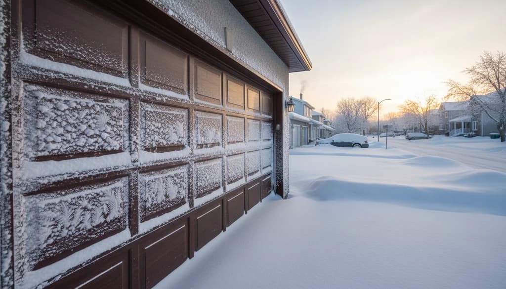 Comment entretenir sa porte de garage en hiver au Québec — Guide complet