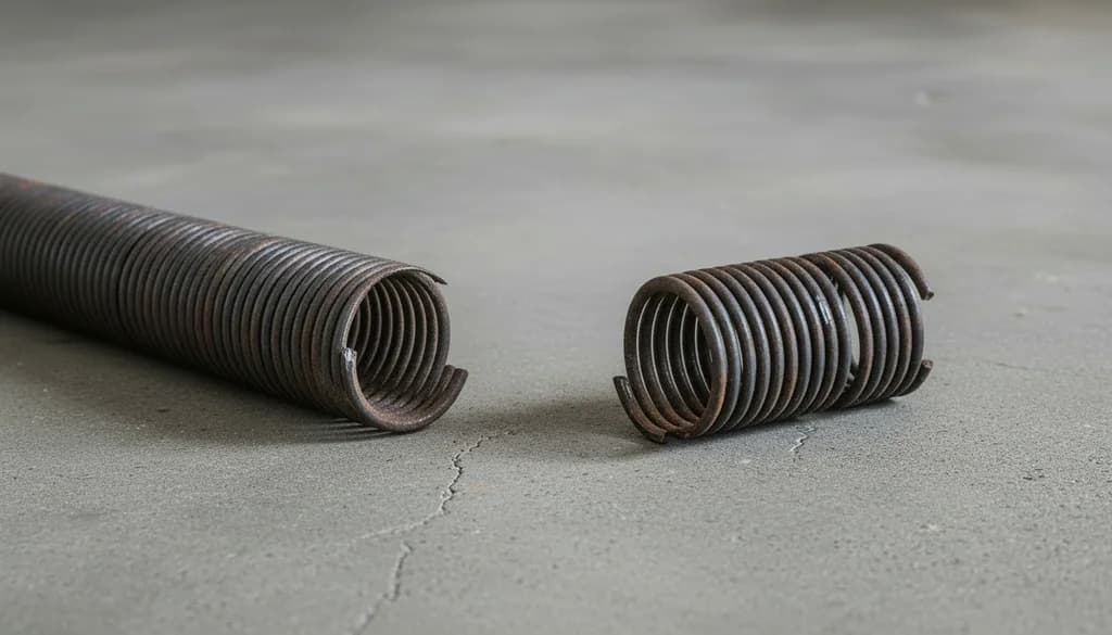 Ressort de porte de garage brisé